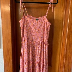 pink flower dress